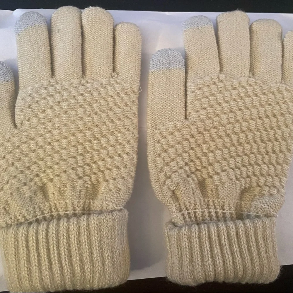 Touch Screen Knit Non-slip Outdoor Windproof Gloves